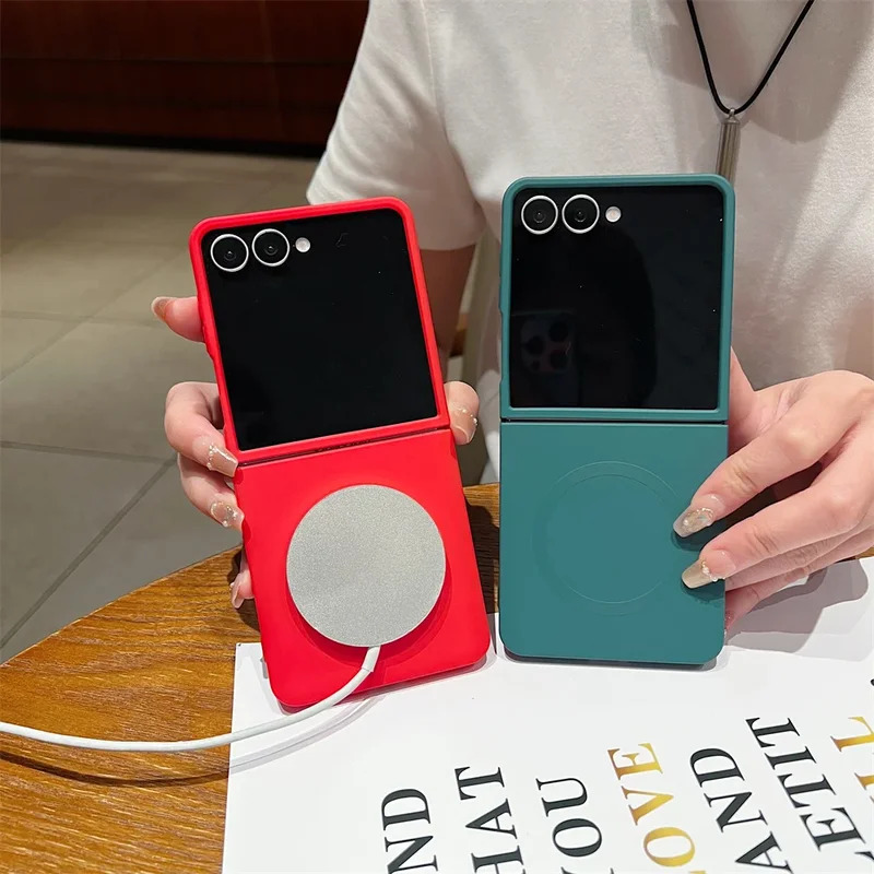 Liquid Silicone Magnetic Phone Case - Samsung Galaxy Z Flip 7 6