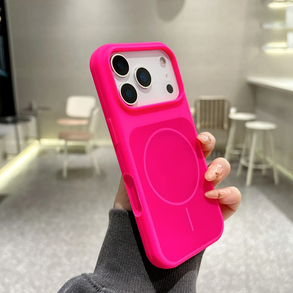 Liquid Silicone Magnetic Phone Case - IPhone 18 17 Pro Max 16