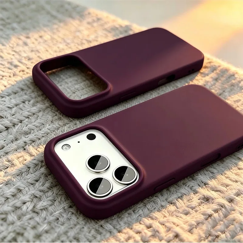 Liquid Silicone Magnetic Phone Case - iPhone 18 Pro Max, 17, 16,