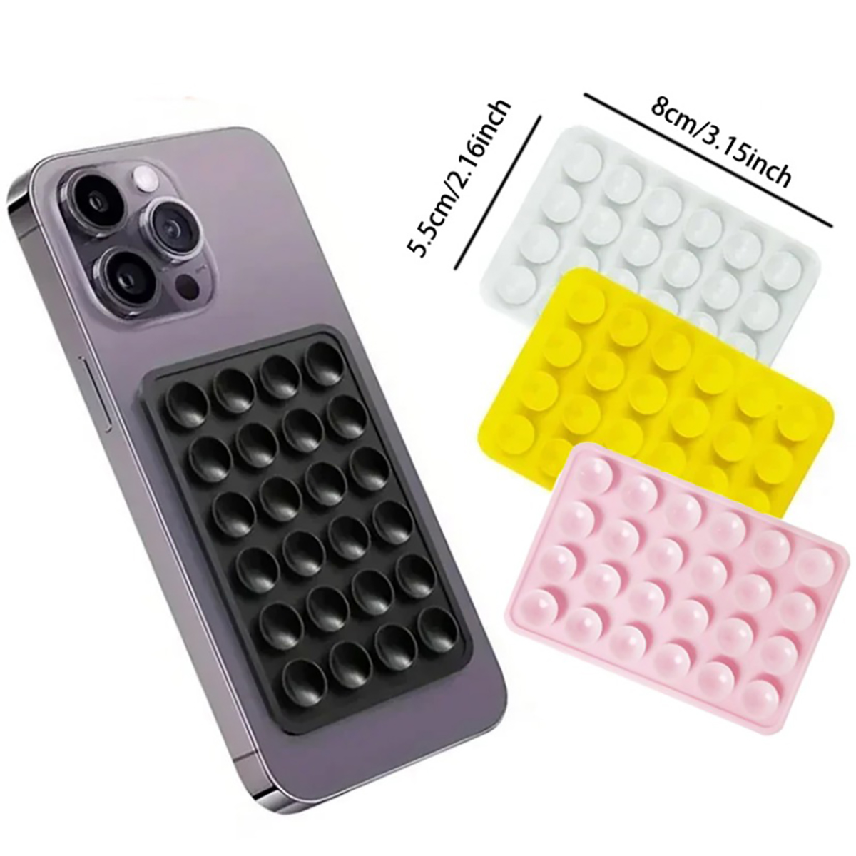 Phone Cases - Silikon Vakumlu Telefon Tutucu Mat, Çok