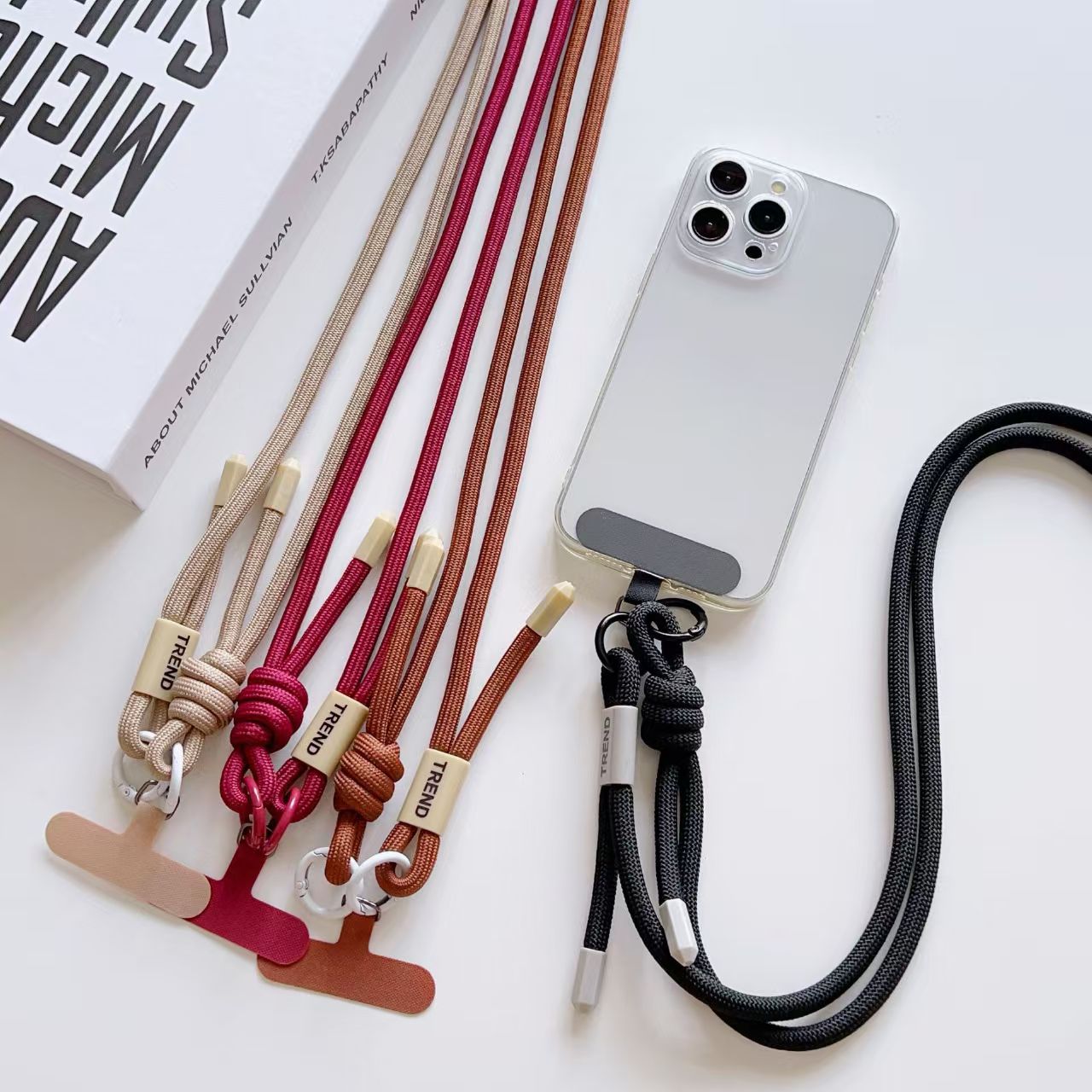 Crossbody Lanyard Neck Strap Case - Ayarlanabilir Moda Kayıp Önleyici Telefon Askısı