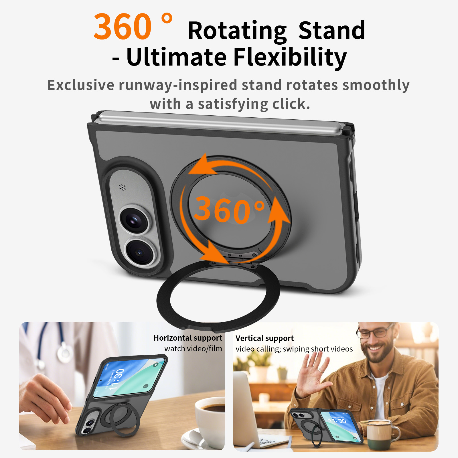 360 °   iPhone Duo için Manyet - Matte Hard Pc Back Case incelemesi ve fiyatı